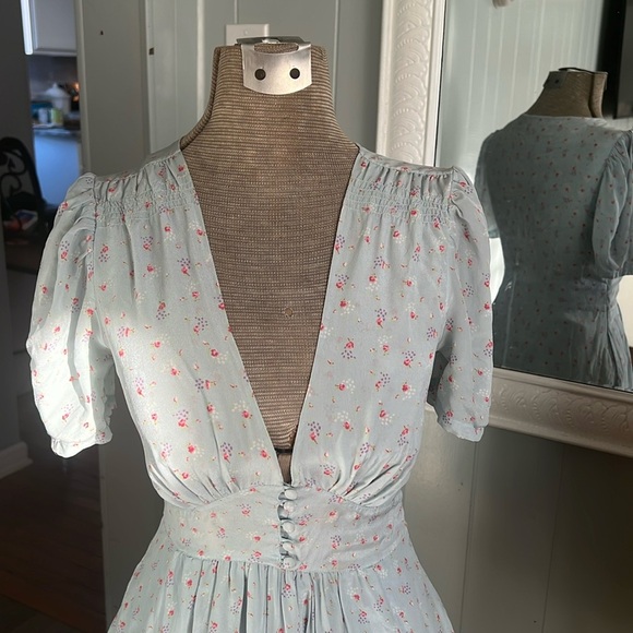 Loveshackfancy - Ruby silk crepe mini dress- Size XS - Picture 3 of 17